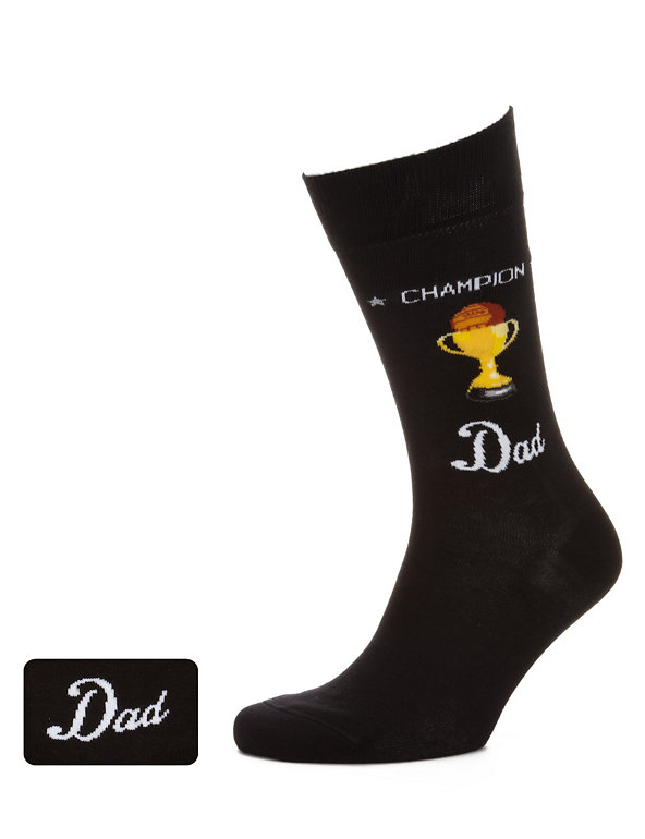 Cotton Rich Champion Dad Socks Image 1 of 1