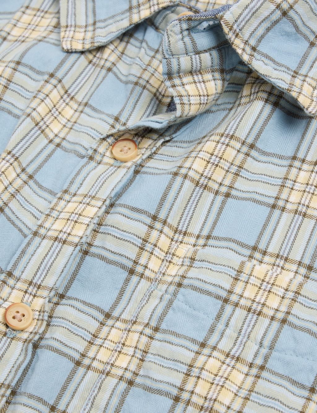 Cotton Rich Check Flannel Shirt 6 of 6