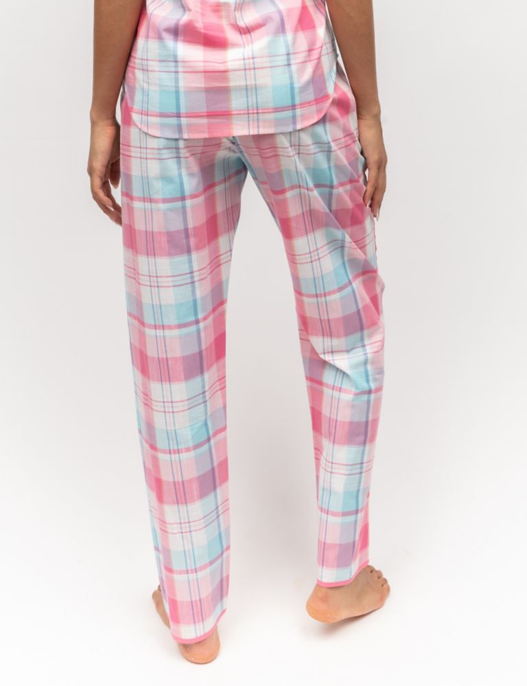 Cotton Rich Checked Pyjama Bottoms 4 of 4