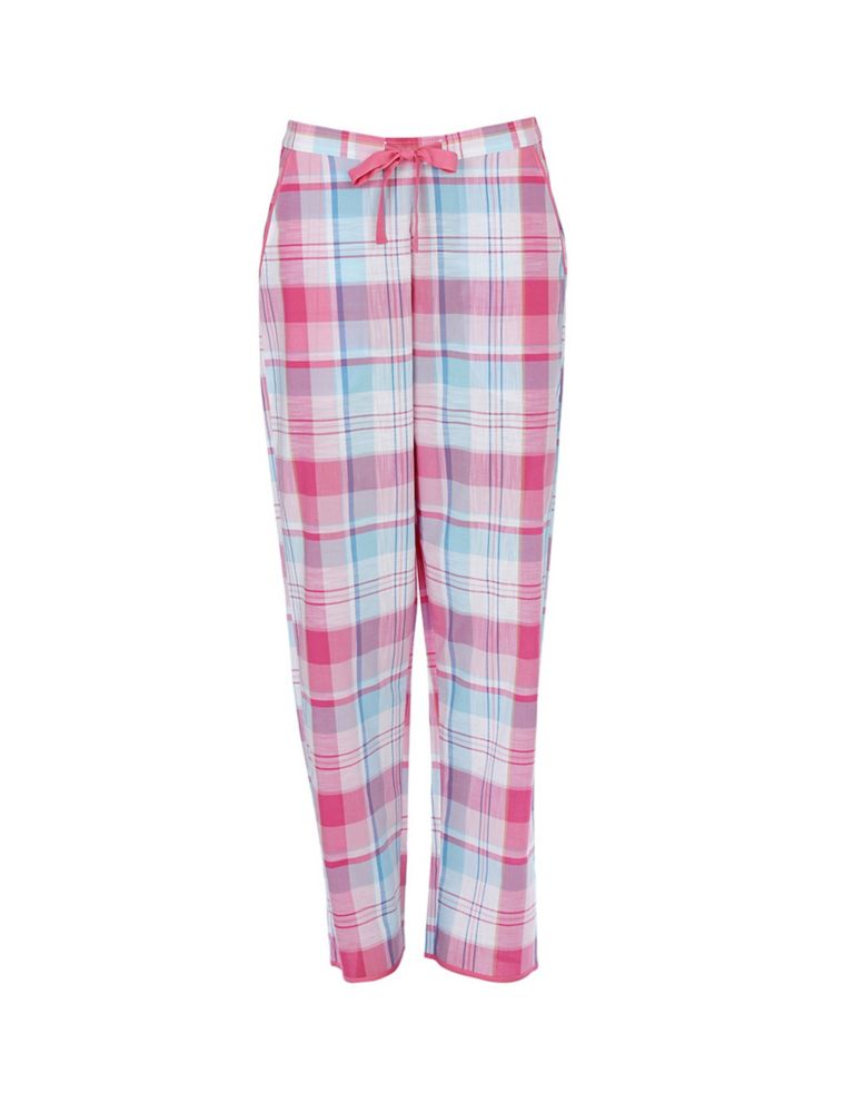 Cotton Rich Checked Pyjama Bottoms 2 of 4