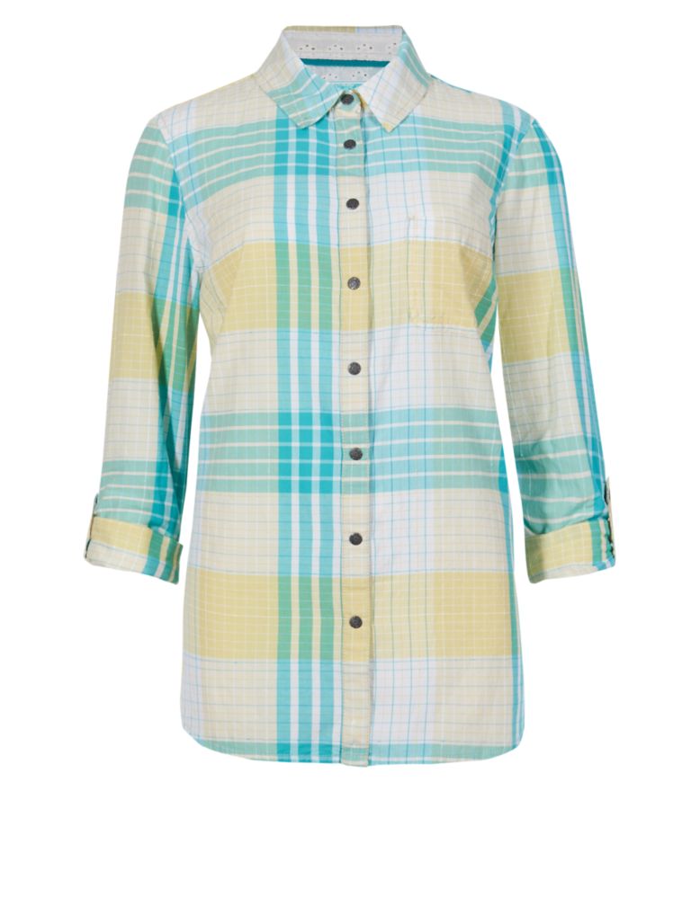 Cotton Rich Checked Shirt 3 of 4