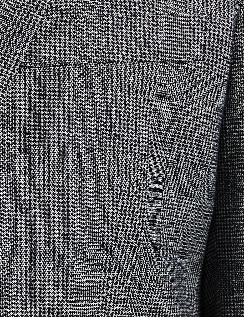 Cotton Rich Checked Tailored Fit Jacket 4 of 7