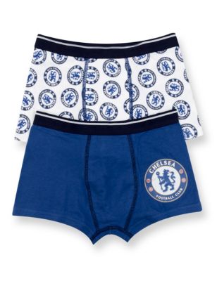 Cotton Rich Chelsea Football Club Trunks Image 1 of 2