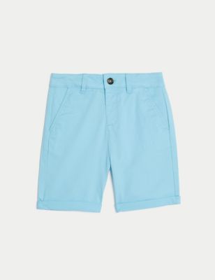 Cotton Rich Chino Shorts (2-8 Yrs) Image 2 of 3