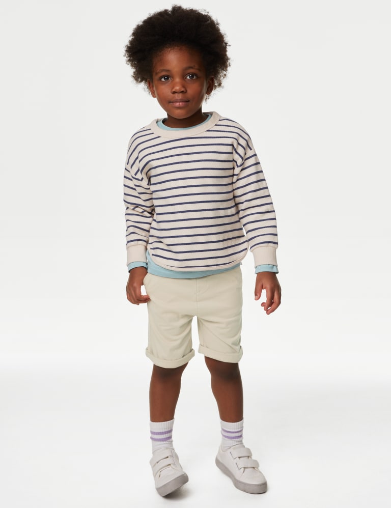 Cotton Rich Chino Shorts (2-8 Yrs) 1 of 4