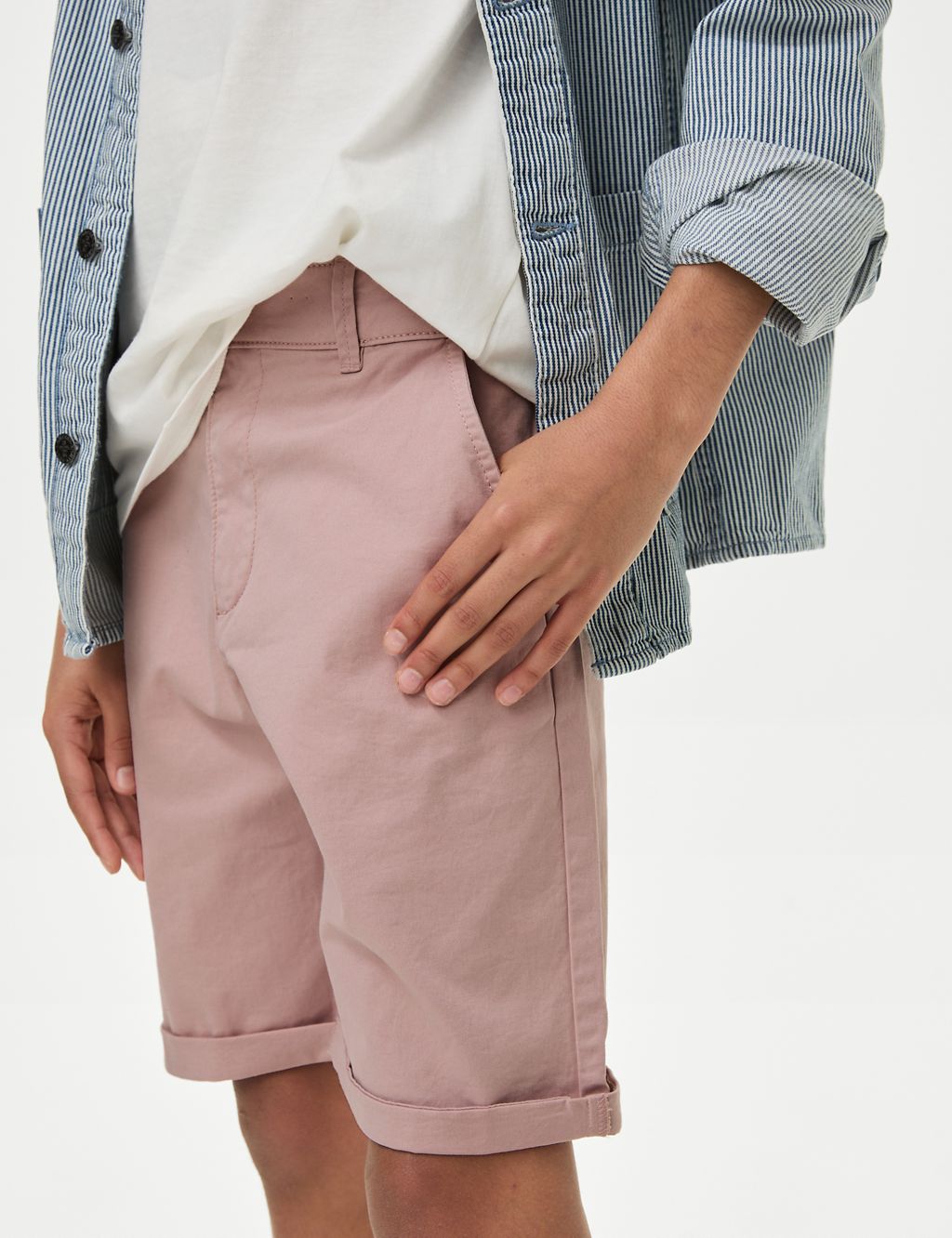 Cotton Rich Chino Shorts (6-16 Yrs) 2 of 5