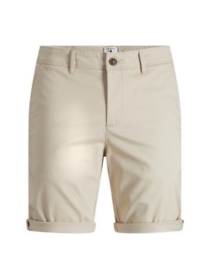 Cotton Rich Chino Shorts (8-16 Yrs) Image 2 of 5