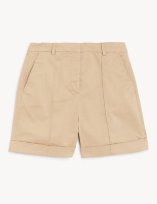 Cotton Rich Chino Shorts | JAEGER | M&S