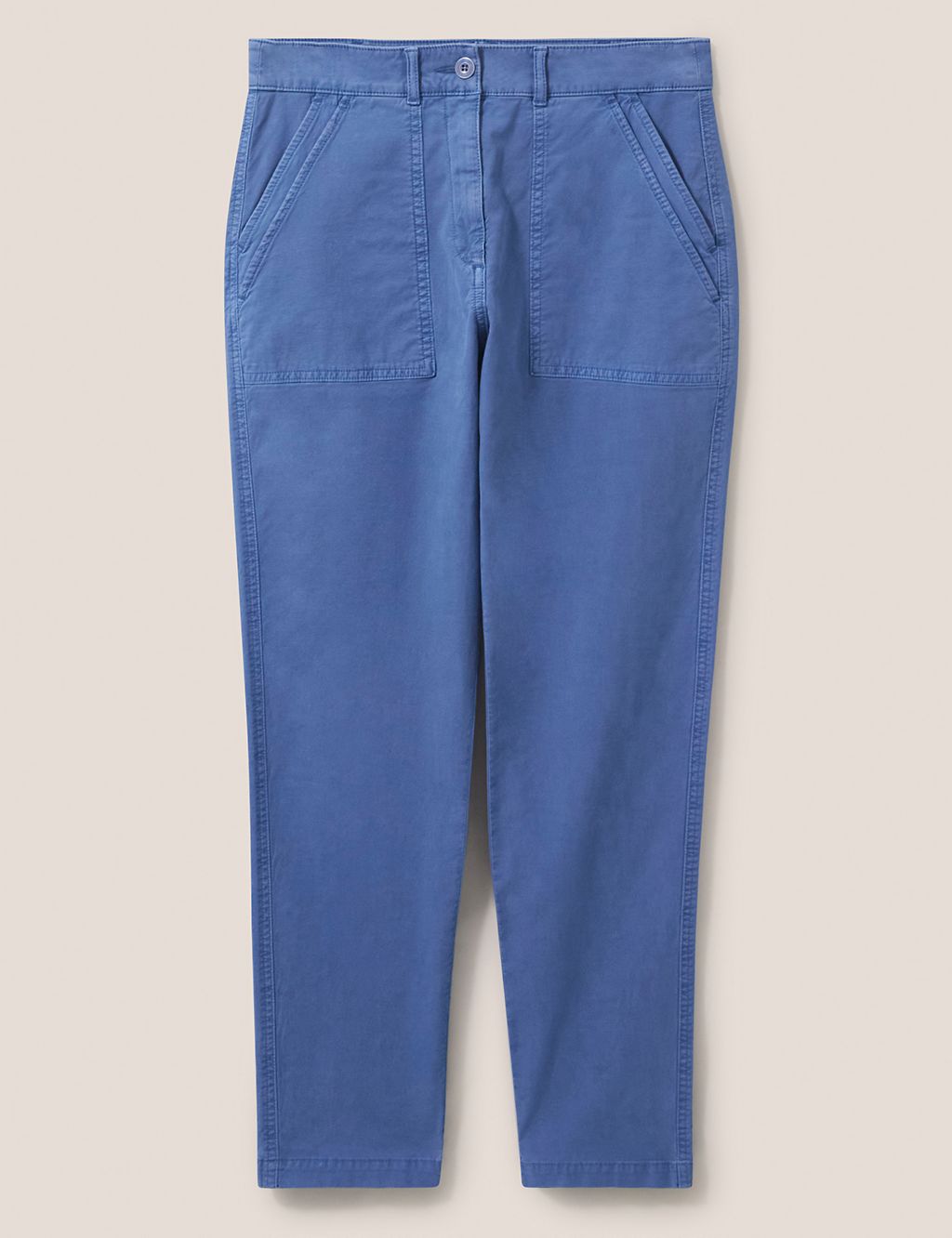 Cotton Rich Chinos with Linen 2 of 5