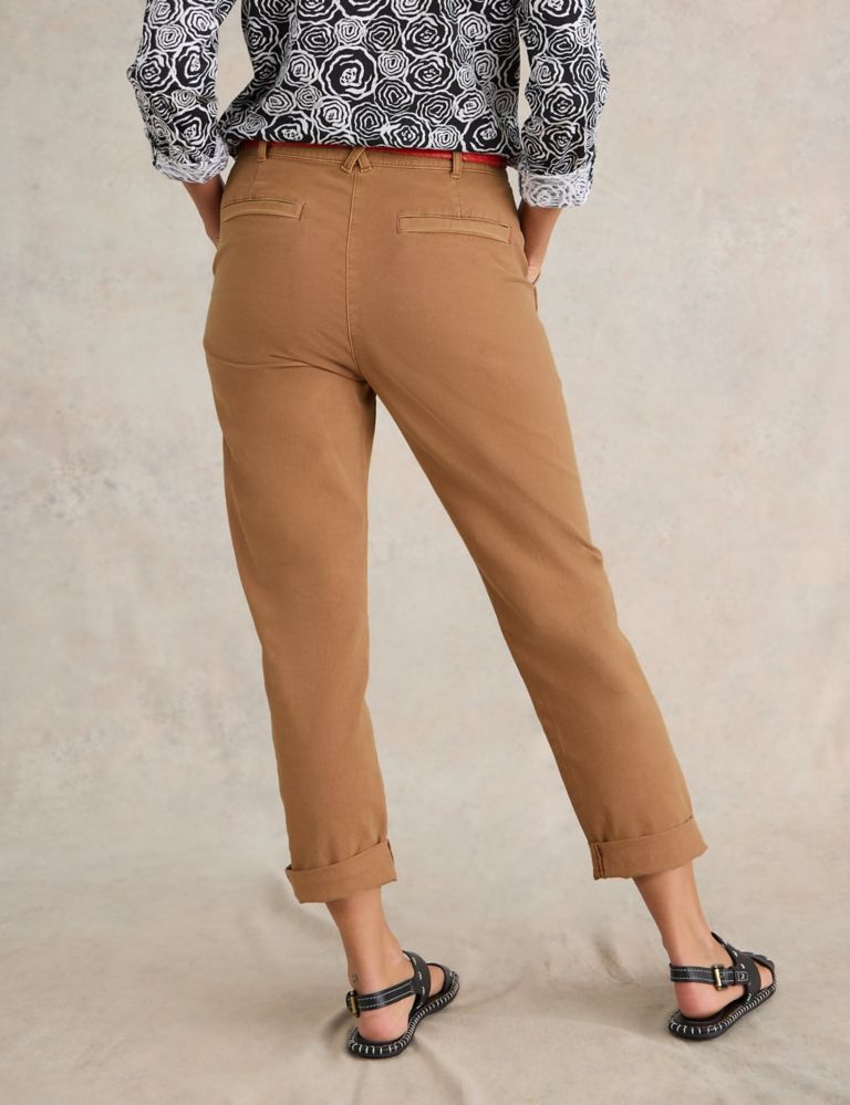 Cotton Rich Chinos with Linen 4 of 5