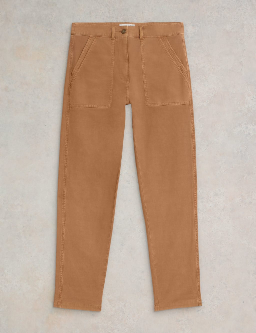 Cotton Rich Chinos with Linen 2 of 5