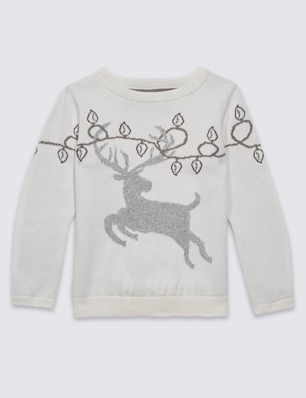 Cotton Rich Christmas Stag Jumper (3 Months - 9 Years) 2 of 2