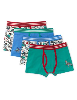 Cotton Rich Christmas Theme Trunks (3-16 Years) | M&S