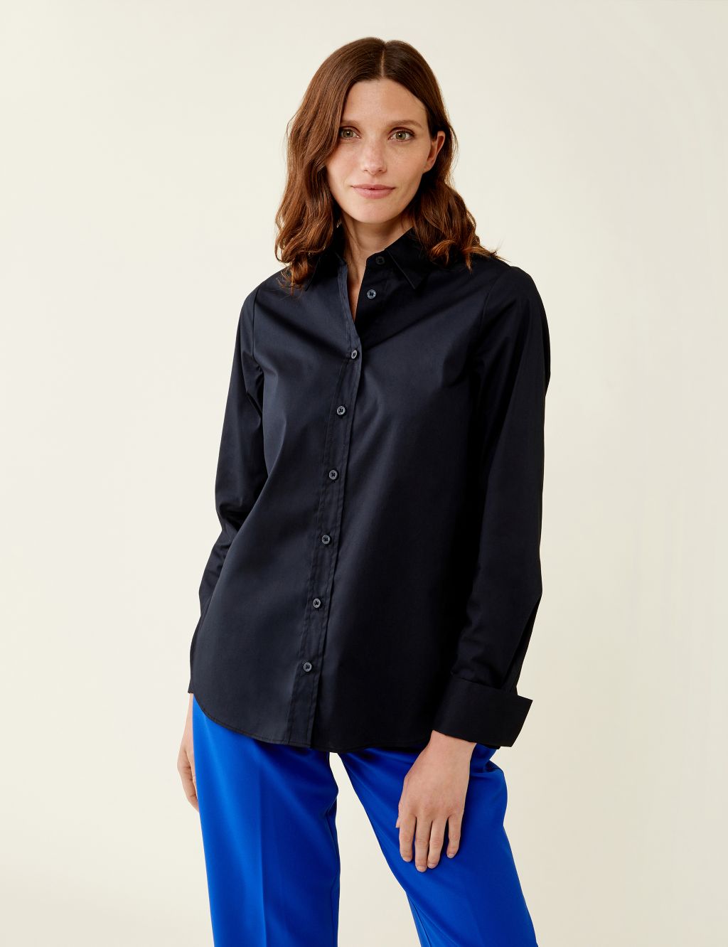 Cotton Rich Collared Shirt | Finery London | M&S