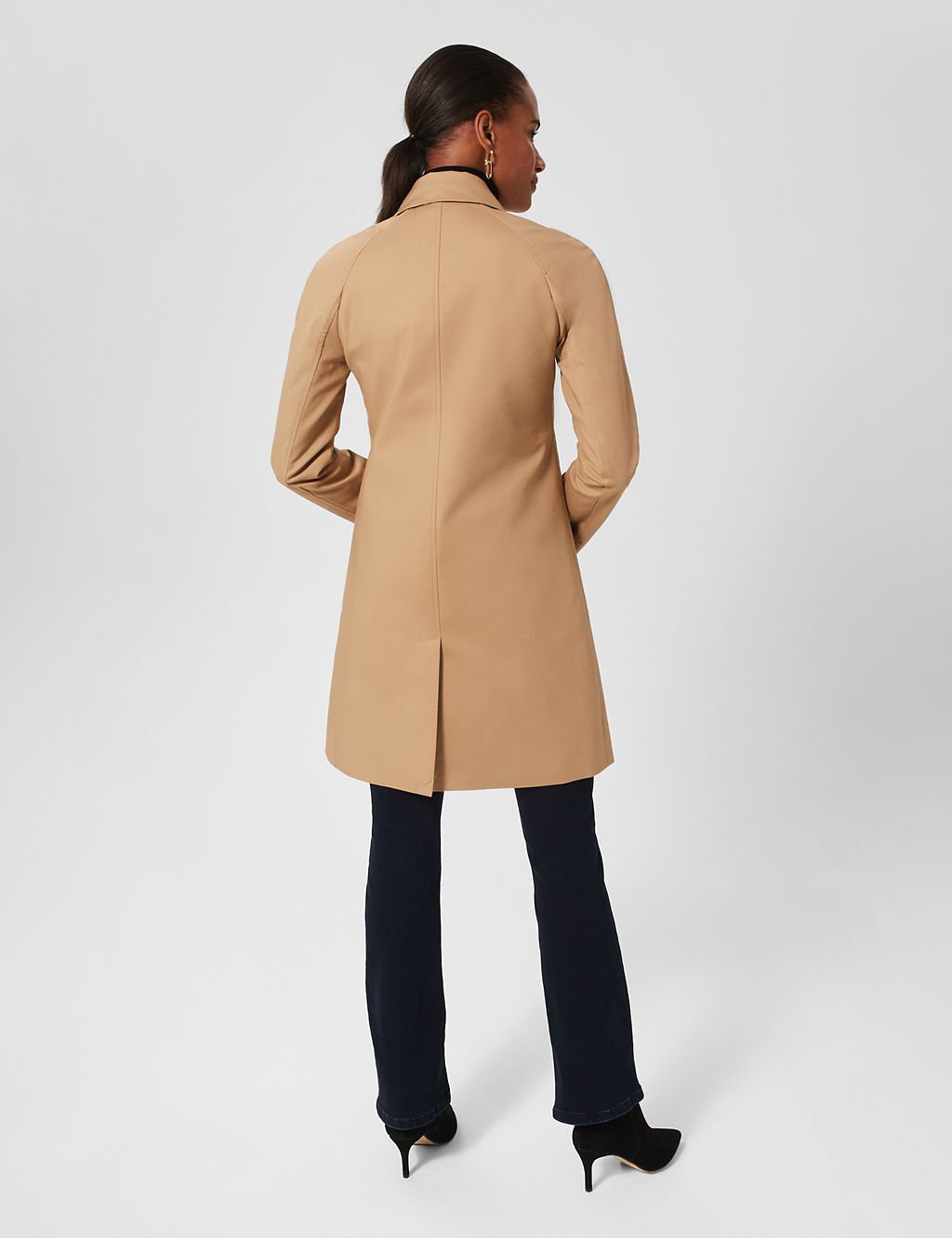 Cotton Rich Collared Trench Coat 2 of 8