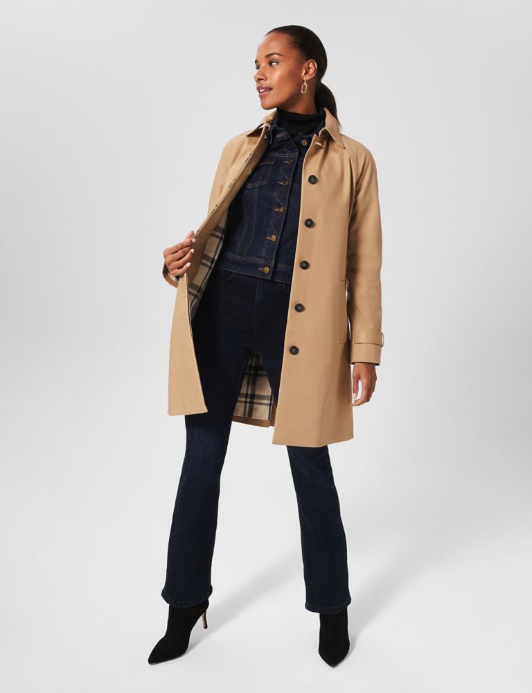 Cotton Rich Collared Trench Coat 4 of 8
