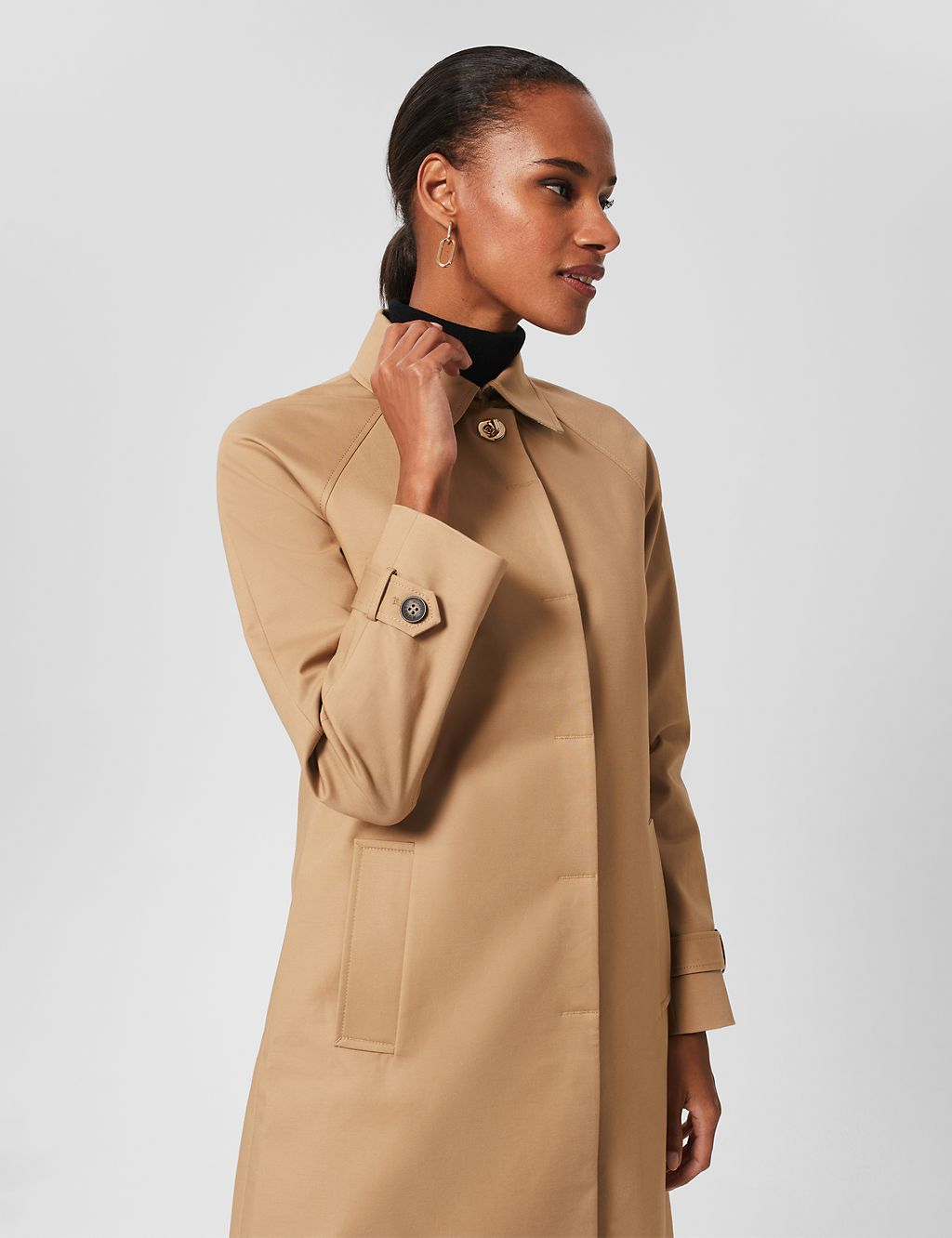 Cotton Rich Collared Trench Coat 8 of 8