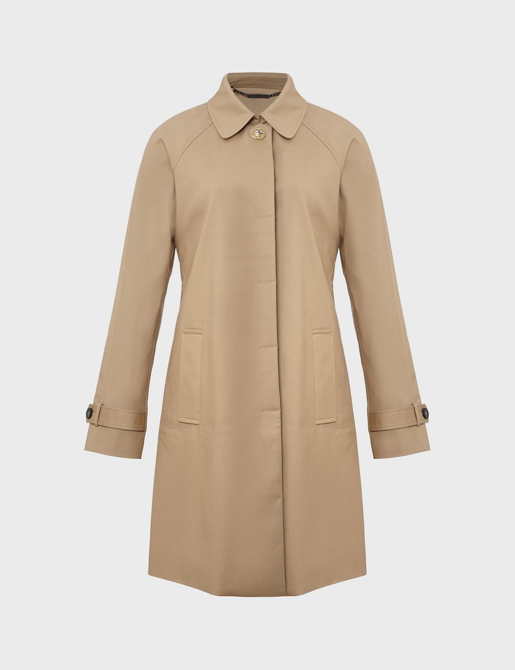Cotton Rich Collared Trench Coat 1 of 8