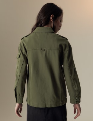 Long utility jacket clearance women's