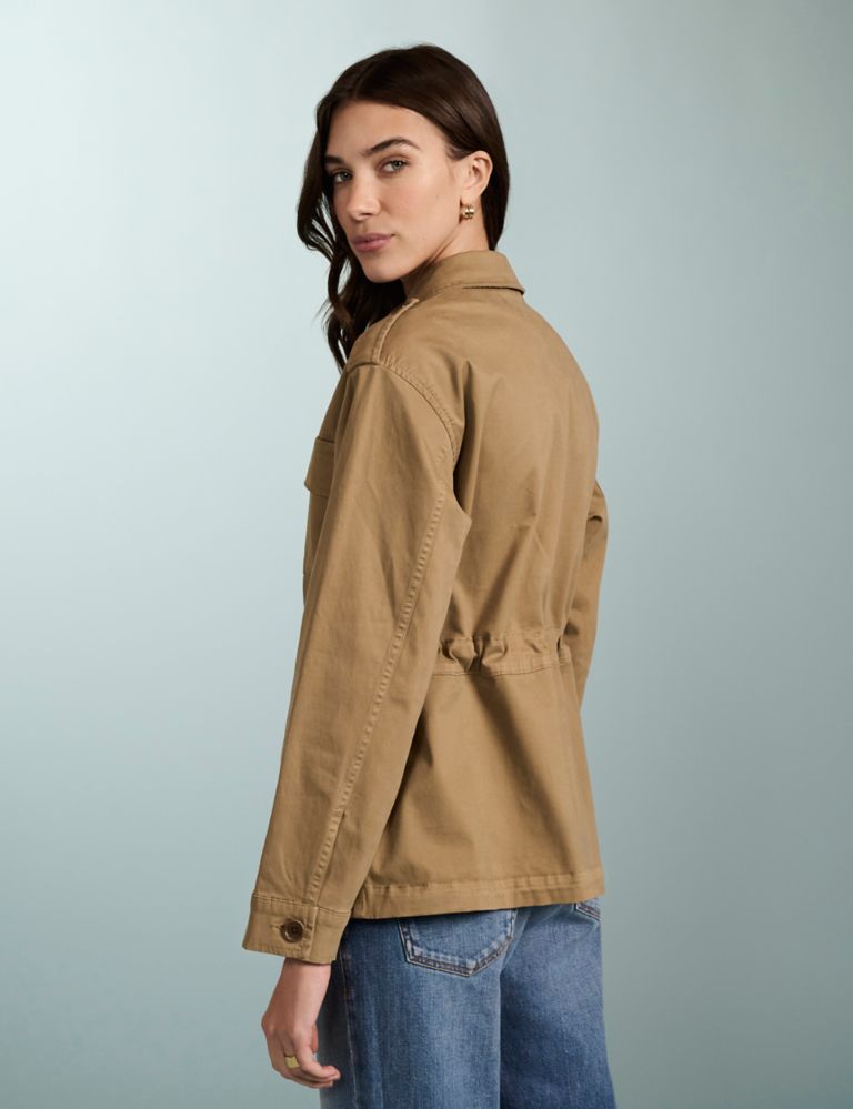 Cotton Rich Collared Utility Jacket 6 of 7