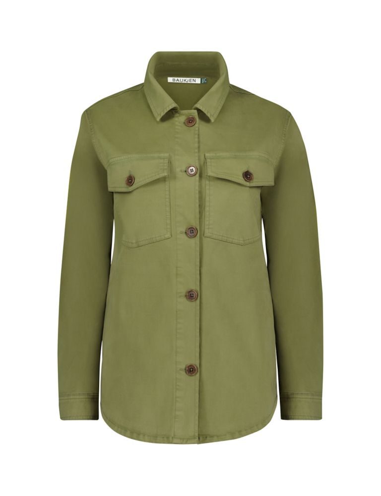 Cotton Rich Collared Utility Jacket 2 of 5