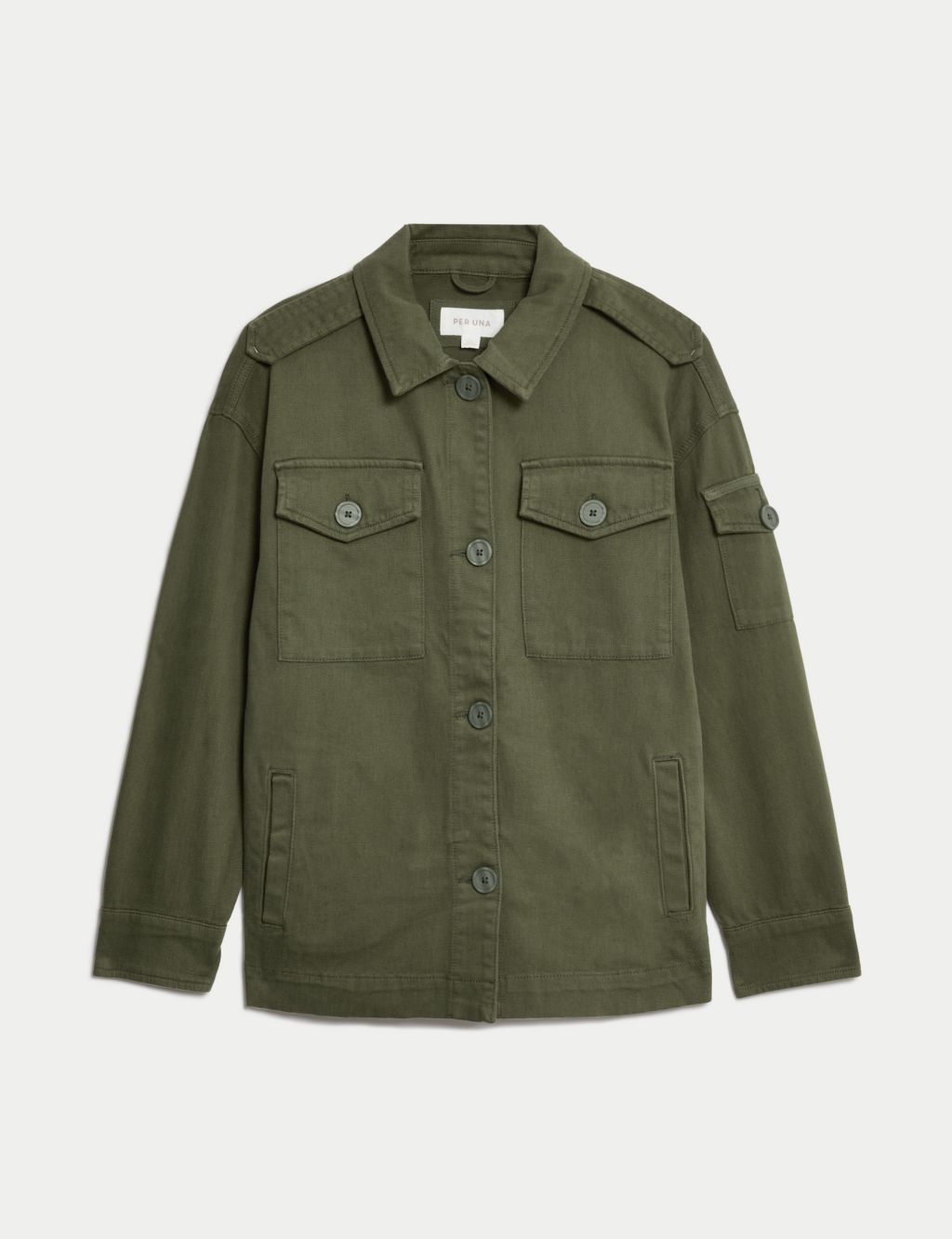 Cotton Rich Collared Utility Jacket 1 of 7
