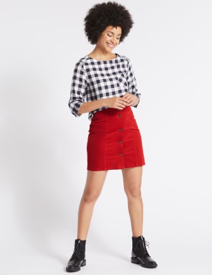 Corduroy skirt marks & spencers store