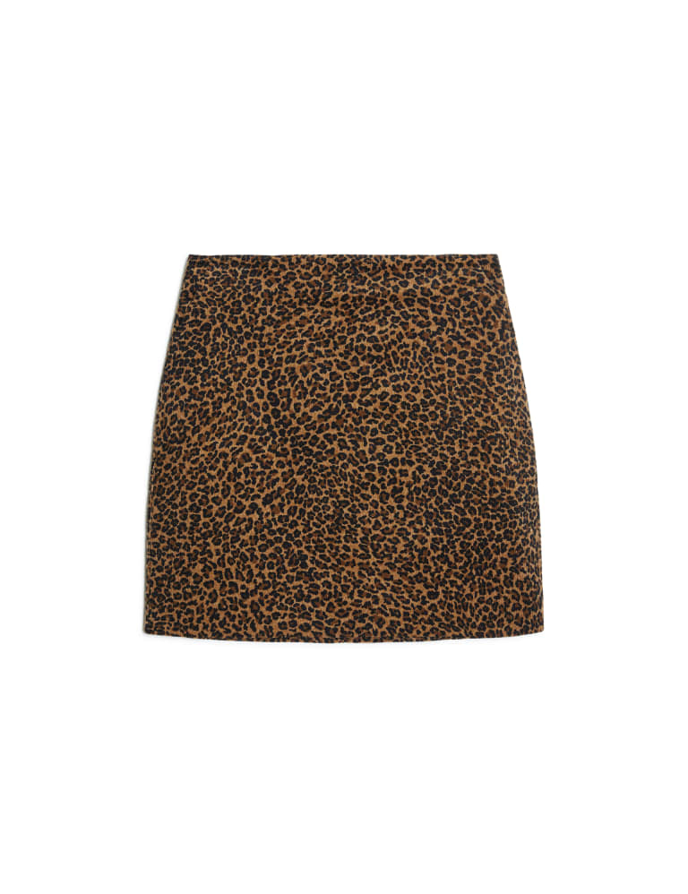 Animal print skirt m&s top
