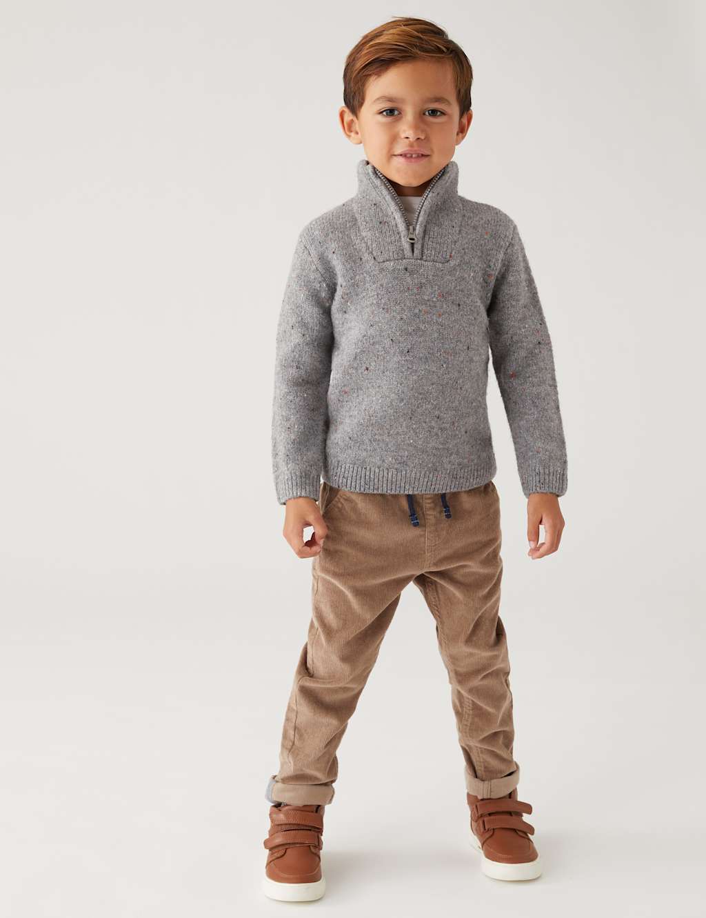 Cotton Rich Cord Trousers (2-7 Yrs) 1 of 5