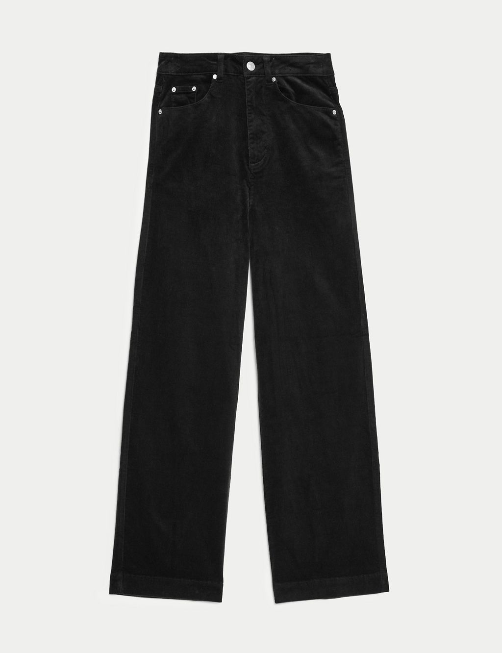 Cotton Rich Cord Wide Leg Trousers | M&S Collection | M&S