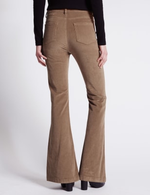 marks and spencer flared trousers