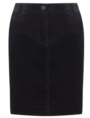 Cotton Rich Corduroy Skirt Image 2 of 7