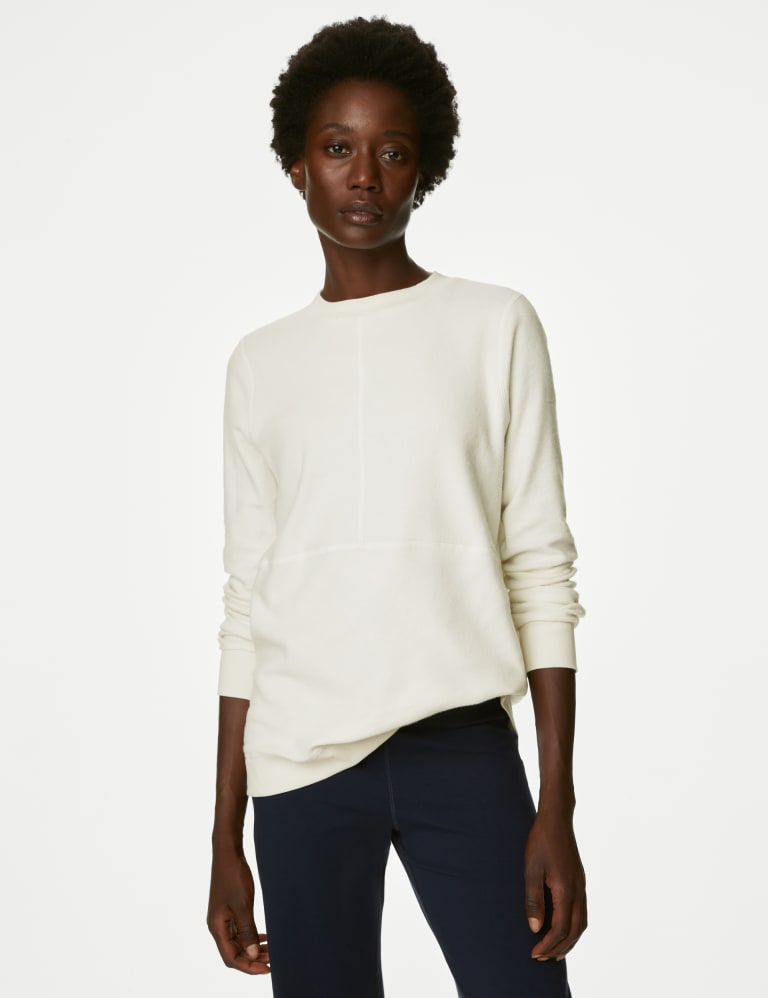 Women's longline sales sweat tops