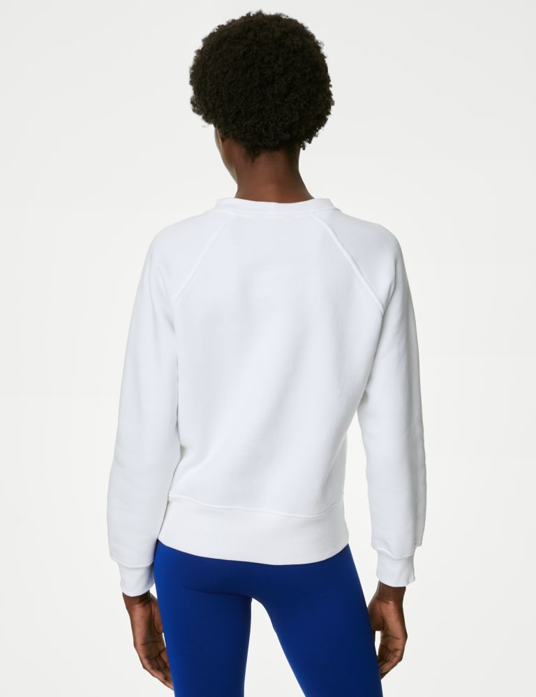 Cotton Rich Crew Neck Sweatshirt Goodmove M S