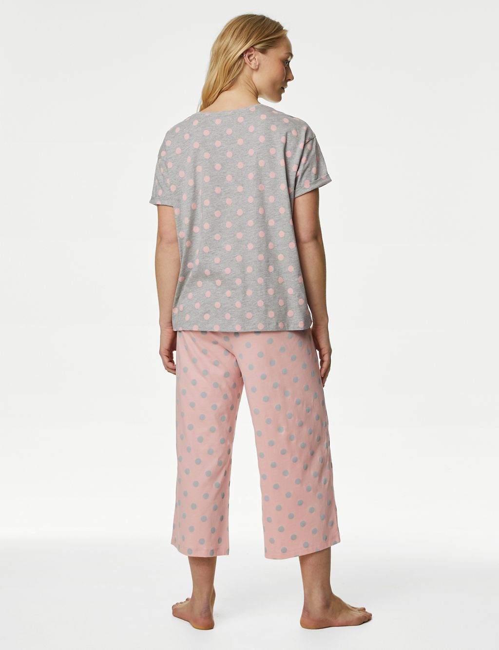 Cotton Rich Crop Leg Pyjama Set 5 of 6