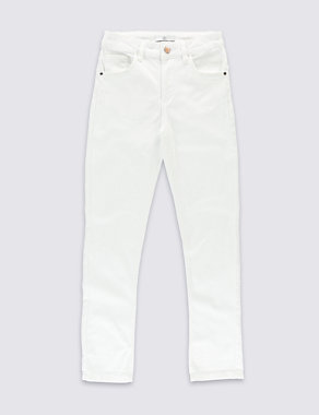 Cotton Rich Cropped Denim Jeans (5-14 Years) Image 2 of 3