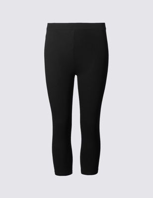 Cotton Rich Cropped Leggings Image 2 of 6