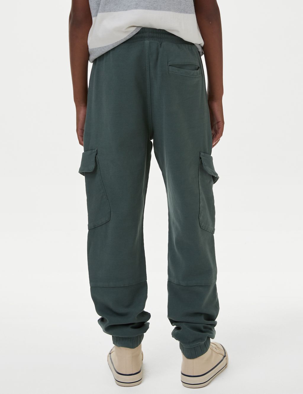 Cotton Rich Cuffed Cargo Trousers (6-16 Yrs) 5 of 5