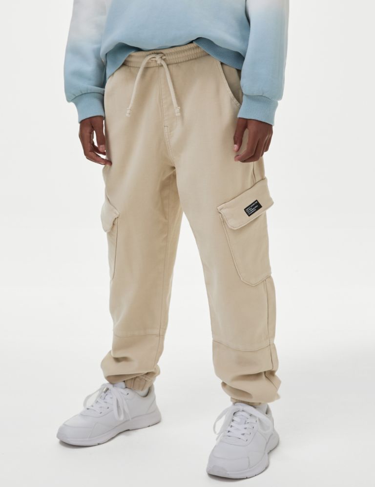 Cotton Rich Cuffed Cargo Trousers (6-16 Yrs) 4 of 5