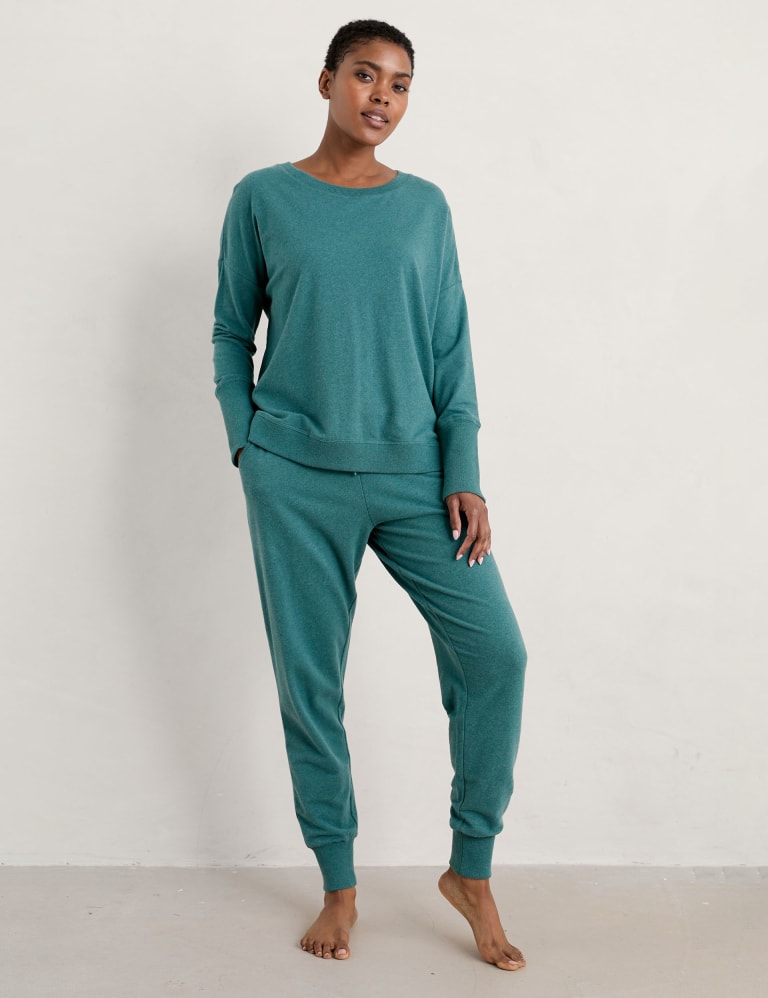 Cotton Rich Cuffed Hem Pyjama Bottoms