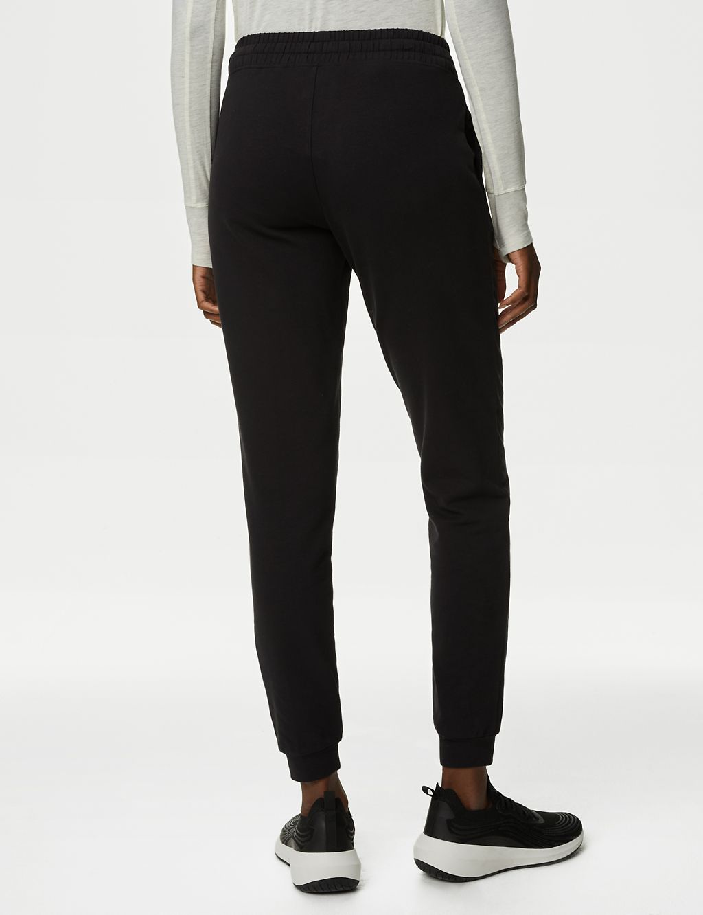 Cotton Rich Cuffed High Waisted Joggers 5 of 6