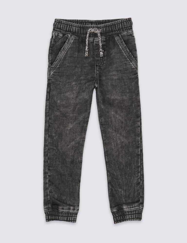 Cotton Rich Cuffed Jeans (3 Months - 5 Years) 2 of 6