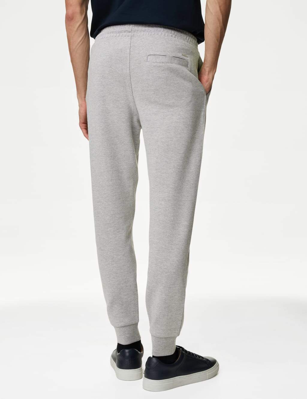 Cuffed grey joggers best sale