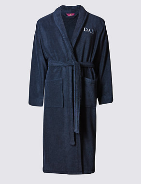 Cotton Rich Dad Dressing Gown Image 2 of 4