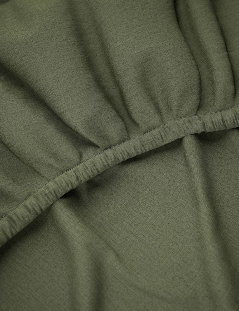 Cotton Rich Deep Fitted Sheet 3 of 4