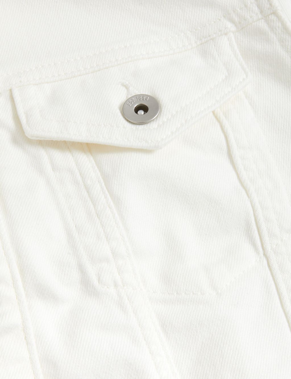 Cotton Rich Denim Jacket with Stretch 6 of 6