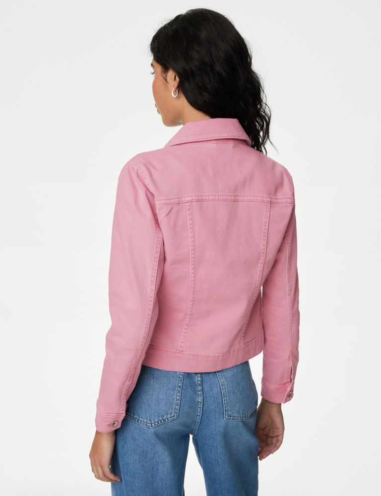 Cotton Rich Denim Jacket with Stretch, M&S Collection