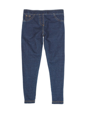 Cotton Rich Denim Jeggings (1-7 Years) Image 2 of 3