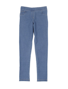 Cotton Rich Denim Jeggings (5-14 Years) Image 2 of 3