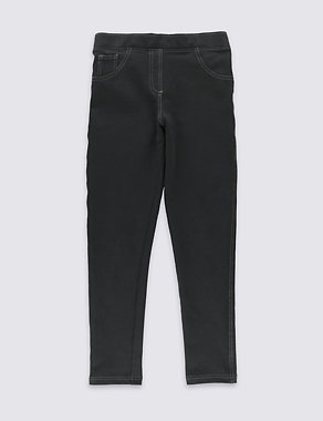 Cotton Rich Denim Jeggings (5-14 Years) Image 2 of 4